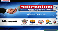 Desktop Screenshot of millenniumsoftsol.com