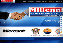 Tablet Screenshot of millenniumsoftsol.com